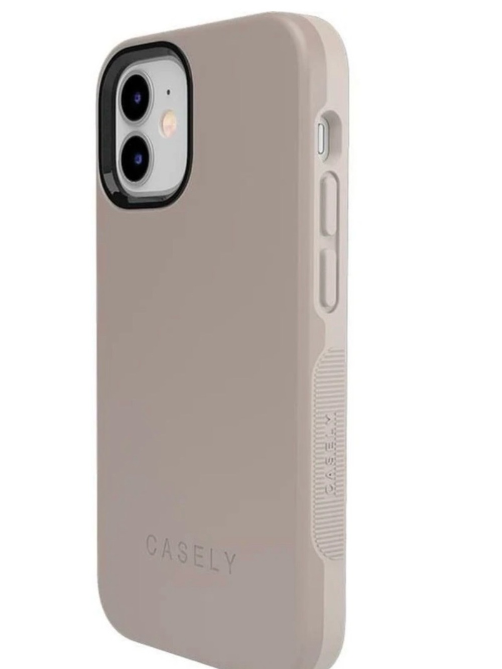 Casely Taupe on Nude Ultra- Protective Bold Case - iPhone 12 and iPhone 12 Pro